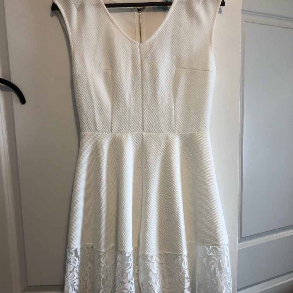 Comfortable white dress